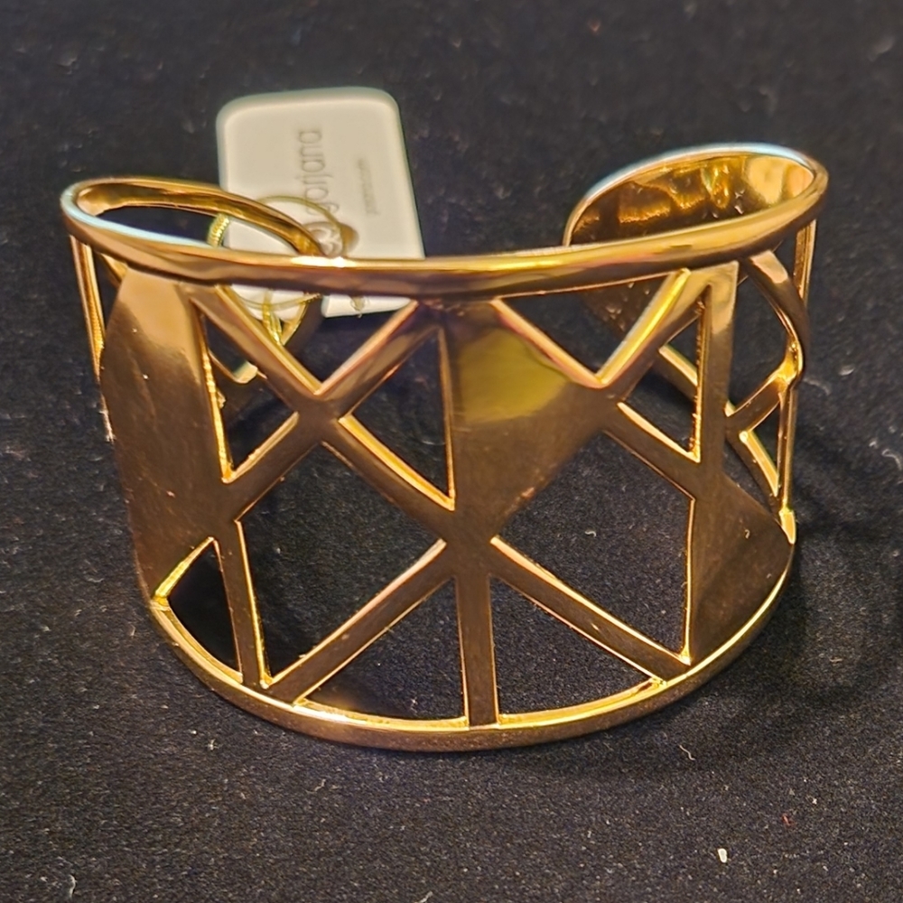 Gorjana wide cut out cuff bracelet